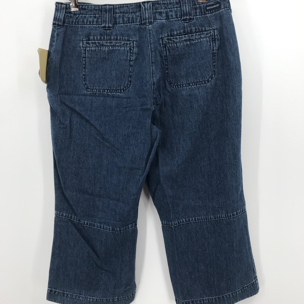 NWT Woolrich jean capris classic fit women's size 8 petite Dark blue wash - Picture 5 of 9